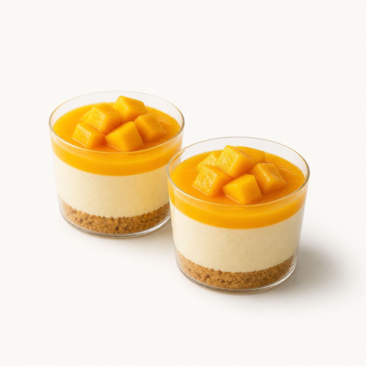 Mango Cheesecake Cup