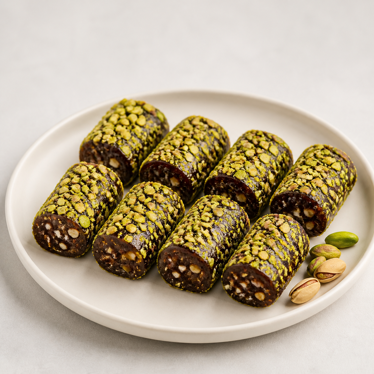 Date Pistachio Rolls
